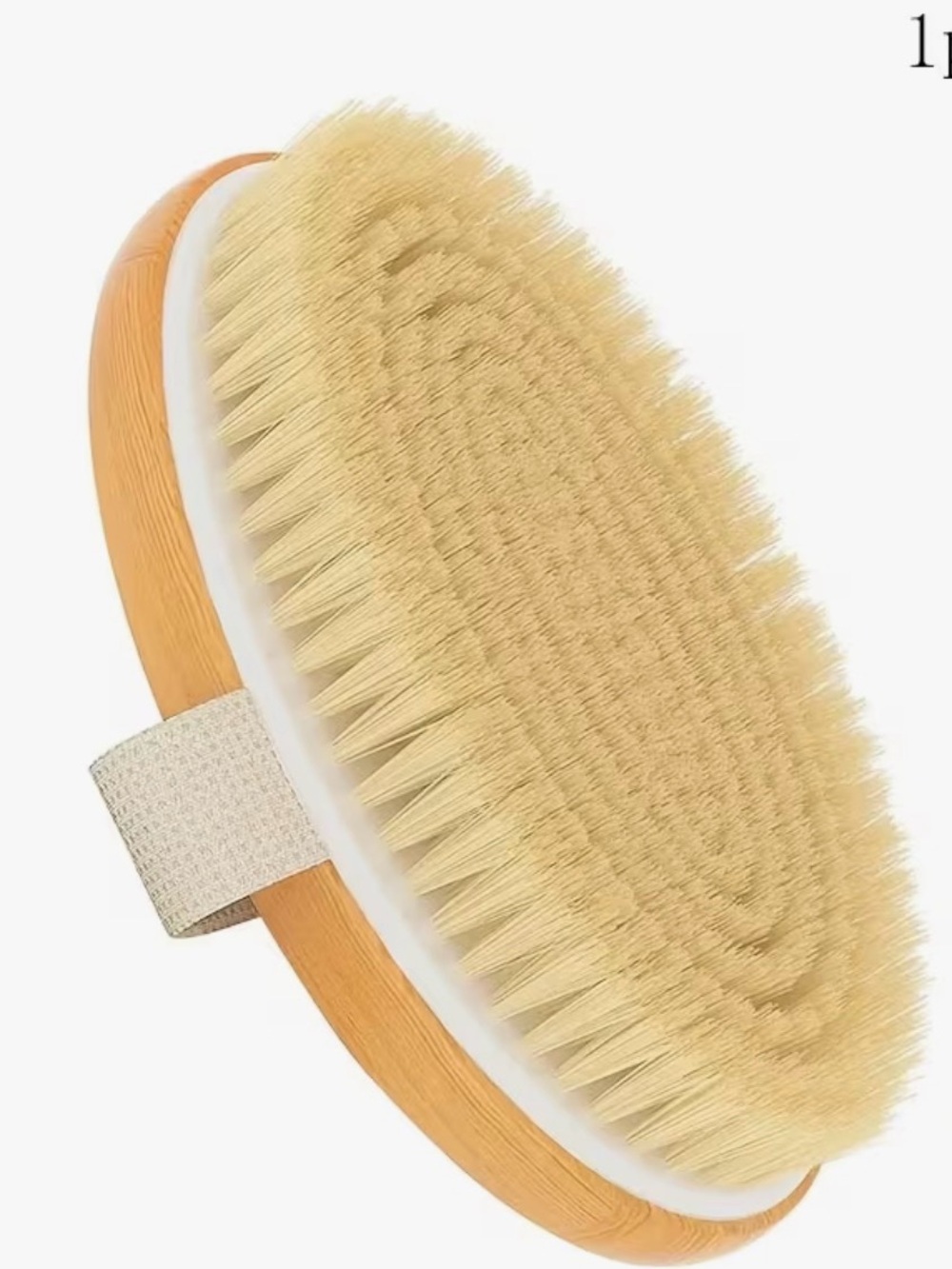 NWT Dry/Wet Skin Brush With Handle 💯 Exfoliate Lymph Support Skin Scrub